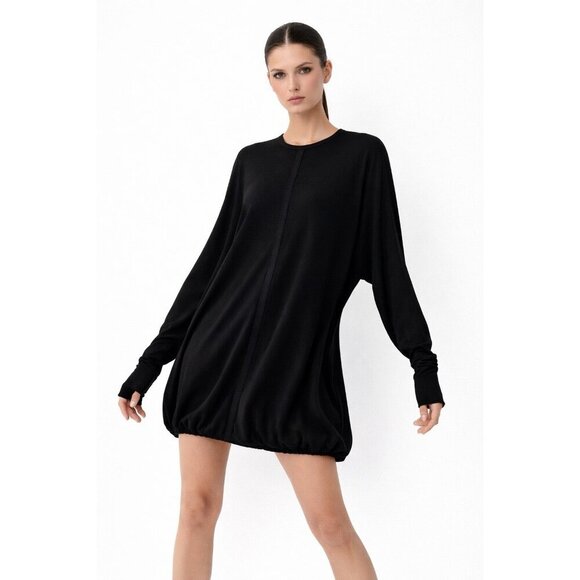 Maison Marie Saint Pierre Dresses & Skirts - MAISON MARIE SAINT PIERRE dress black SMALL lagenlook avant guard high fashion